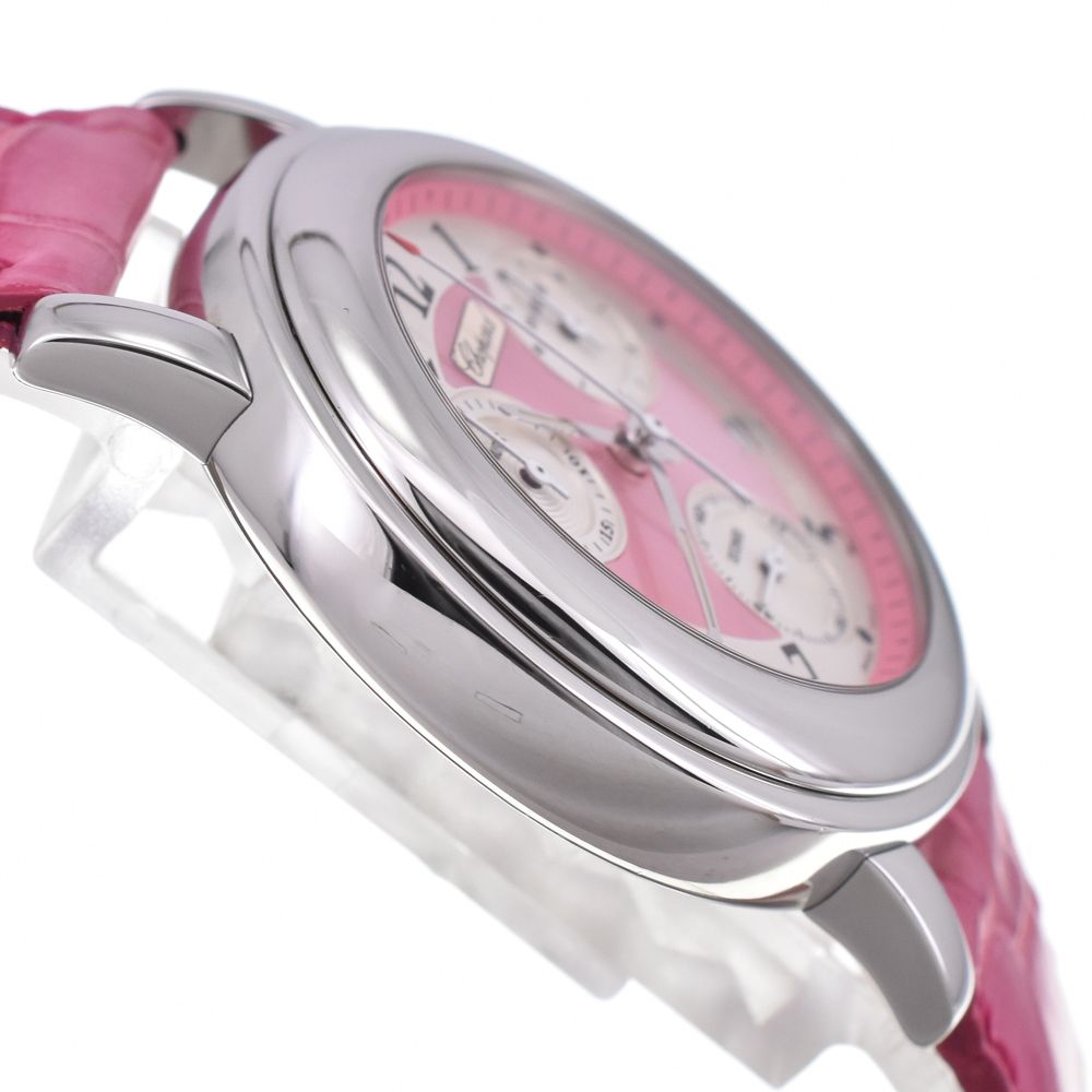 値下 ショパール Chopard 12-8900-11 ミッレミリア クロノグラフ クォーツ レディース 美品 箱付き □#144734 値下 ショパール Chopard 12-8900-11 ミッレミリア クロノグラフ クォーツ レディース 美品 箱付き □#144734