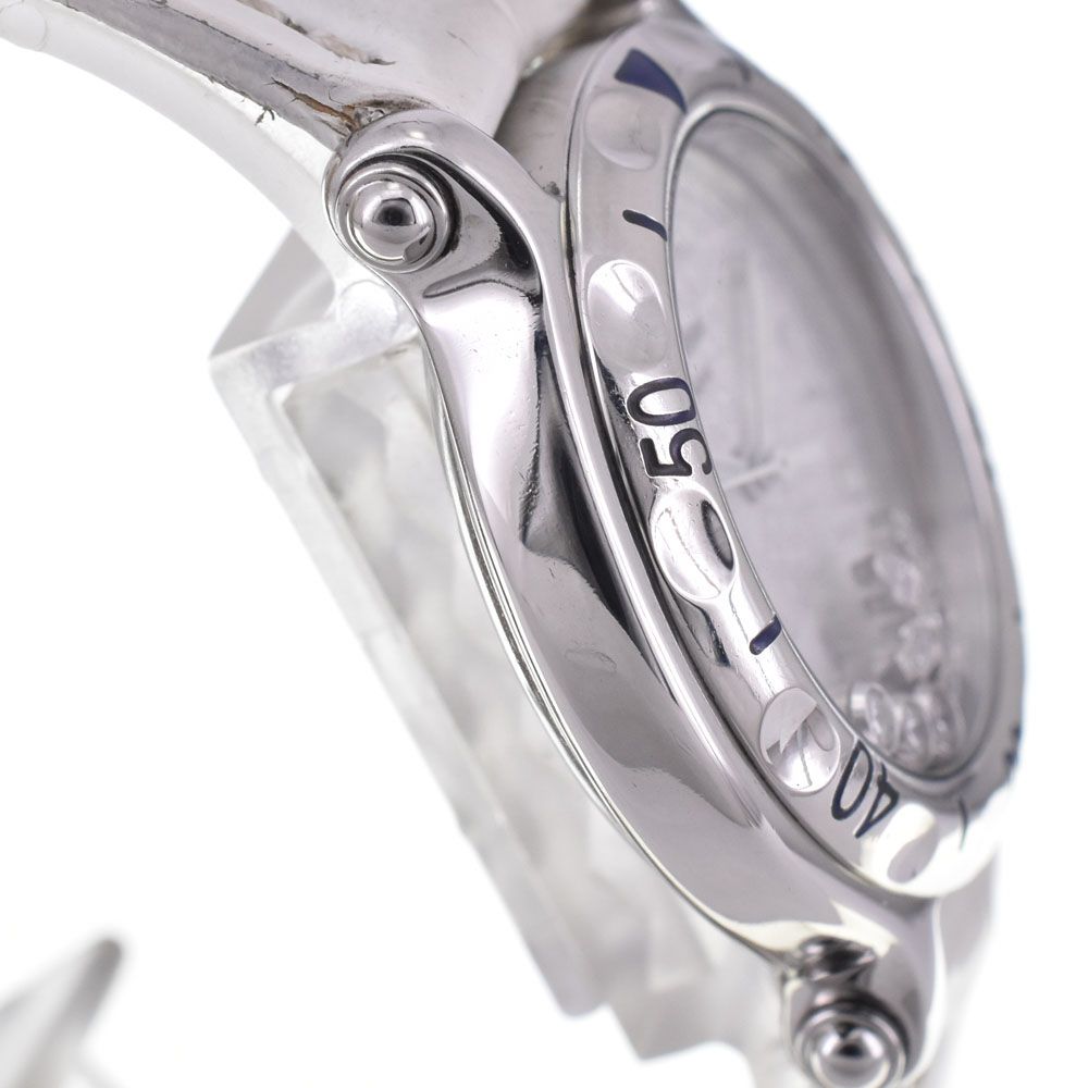 値下 ショパール Chopard 27/8245-21 ハッピースポーツ スノーフレーク 3P ダイヤ クォーツ レディース 良品 □#145028