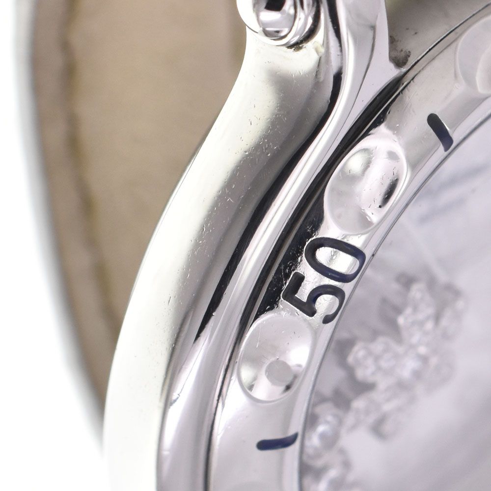 値下 ショパール Chopard 27/8245-21 ハッピースポーツ スノーフレーク 3P ダイヤ クォーツ レディース 良品 □#145028