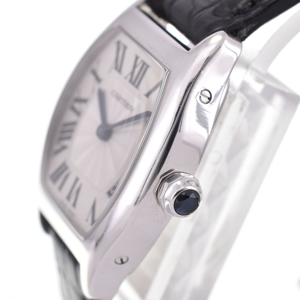 値下 カルティエ CARTIER W1556361 トーチュ SM WG 手巻き レディース 良品 内箱・保証書付き □#145155