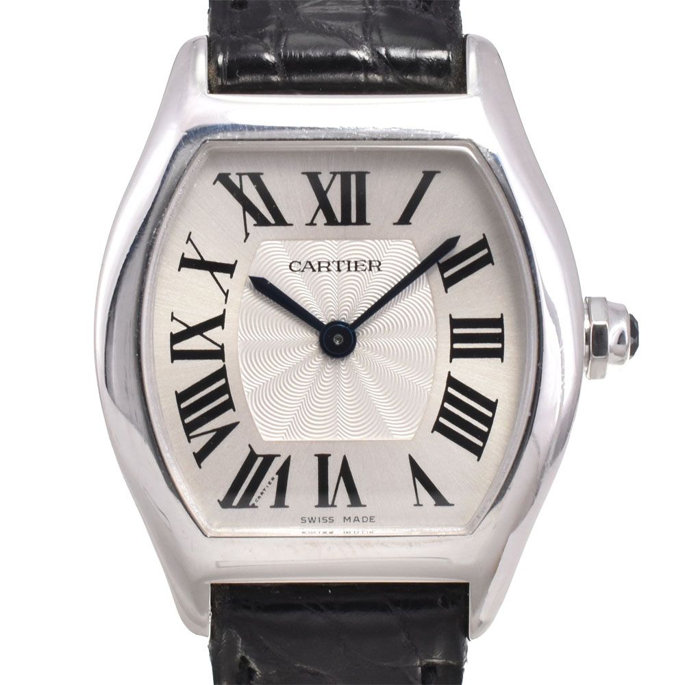 値下 カルティエ CARTIER W1556361 トーチュ SM WG 手巻き レディース 良品 内箱・保証書付き □#145155
