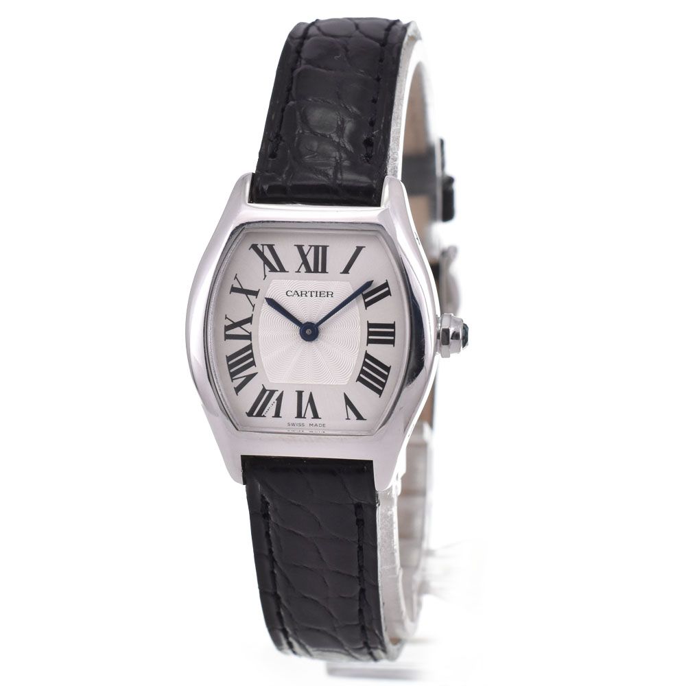 値下 カルティエ CARTIER W1556361 トーチュ SM WG 手巻き レディース 良品 内箱・保証書付き □#145155