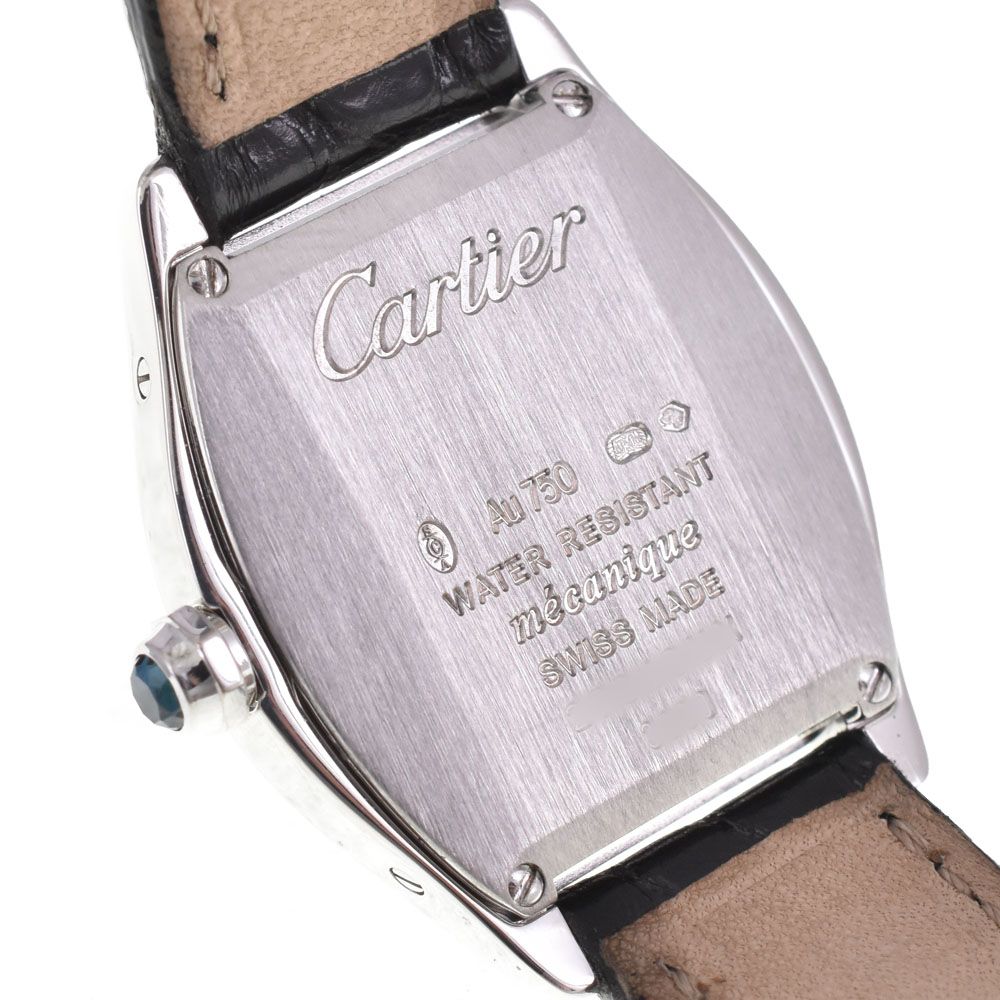 値下 カルティエ CARTIER W1556361 トーチュ SM WG 手巻き レディース 良品 内箱・保証書付き □#145155
