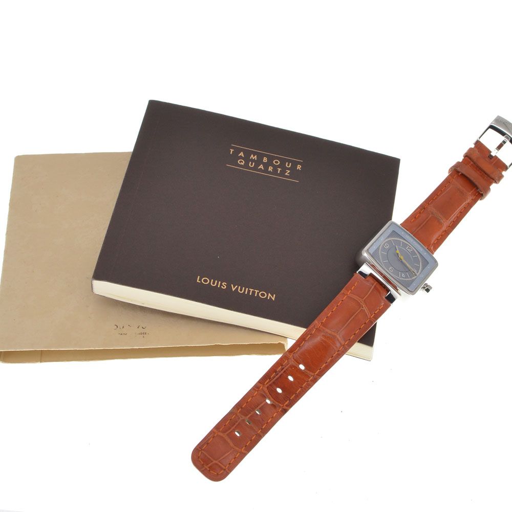 値下 ルイ・ヴィトン LOUIS VUITTON Q2211 タンブールスピーディ デイト ブルー クォーツ レディース 良品 保証書付き 腕時計 □#144800 値下 ルイ・ヴィトン LOUIS VUITTON Q2211 タンブールスピーディ デイト ブルー クォーツ レディース 良品 保証書付き 腕時計 □#144800