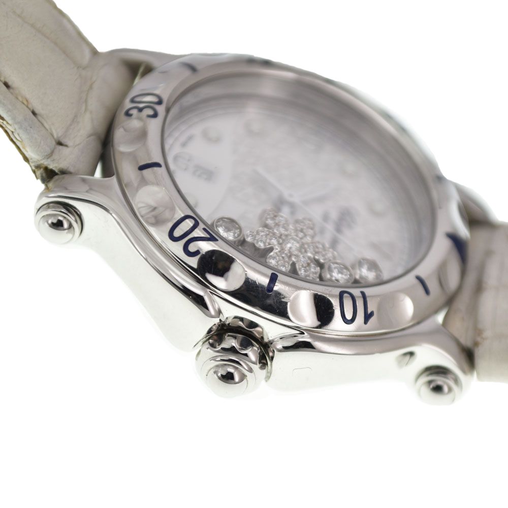 値下 ショパール Chopard 27/8949 ハッピースポーツ スノーフレーク ダイヤモンド クォーツ レディース □#145462 値下 ショパール Chopard 27/8949 ハッピースポーツ スノーフレーク ダイヤモンド クォーツ レディース □#145462