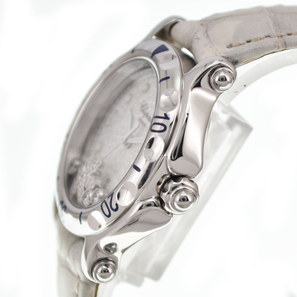 値下 ショパール Chopard 27/8949 ハッピースポーツ スノーフレーク ダイヤモンド クォーツ レディース □#145462 値下 ショパール Chopard 27/8949 ハッピースポーツ スノーフレーク ダイヤモンド クォーツ レディース □#145462