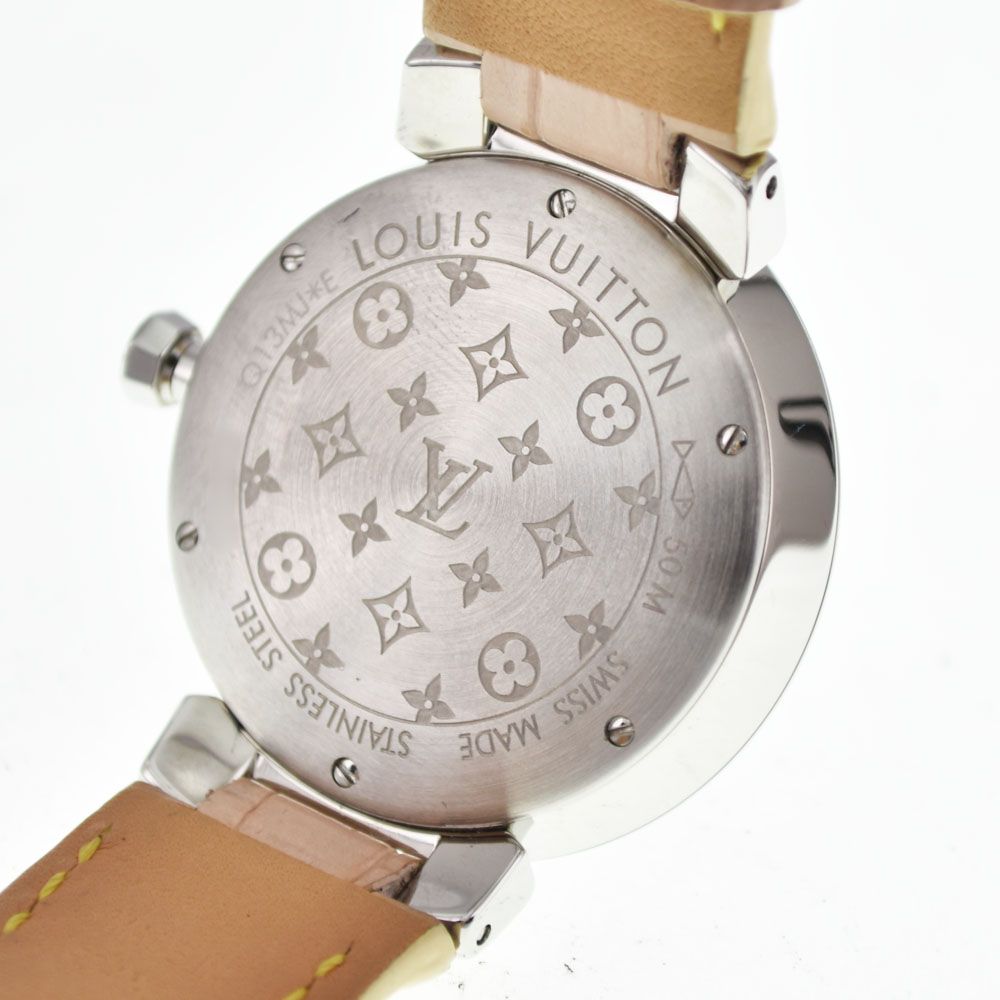 値下 ルイ・ヴィトン LOUIS VUITTON Q13MJE タンブール サクラ 8P ダイヤモンド ピンク クォーツ レディース 美品 腕時計 □#145300 値下 ルイ・ヴィトン LOUIS VUITTON Q13MJE タンブール サクラ 8P ダイヤモンド ピンク クォーツ レディース 美品 腕時計 □#145300