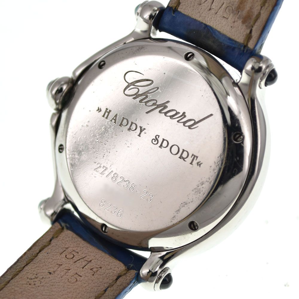 値下 ベルト訳あり ショパール Chopard 27/8238-23 ハッピースポーツ 7P ダイヤモンド クォーツ レディース □#145417 値下 ベルト訳あり ショパール Chopard 27/8238-23 ハッピースポーツ 7P ダイヤモンド クォーツ レディース □#145417