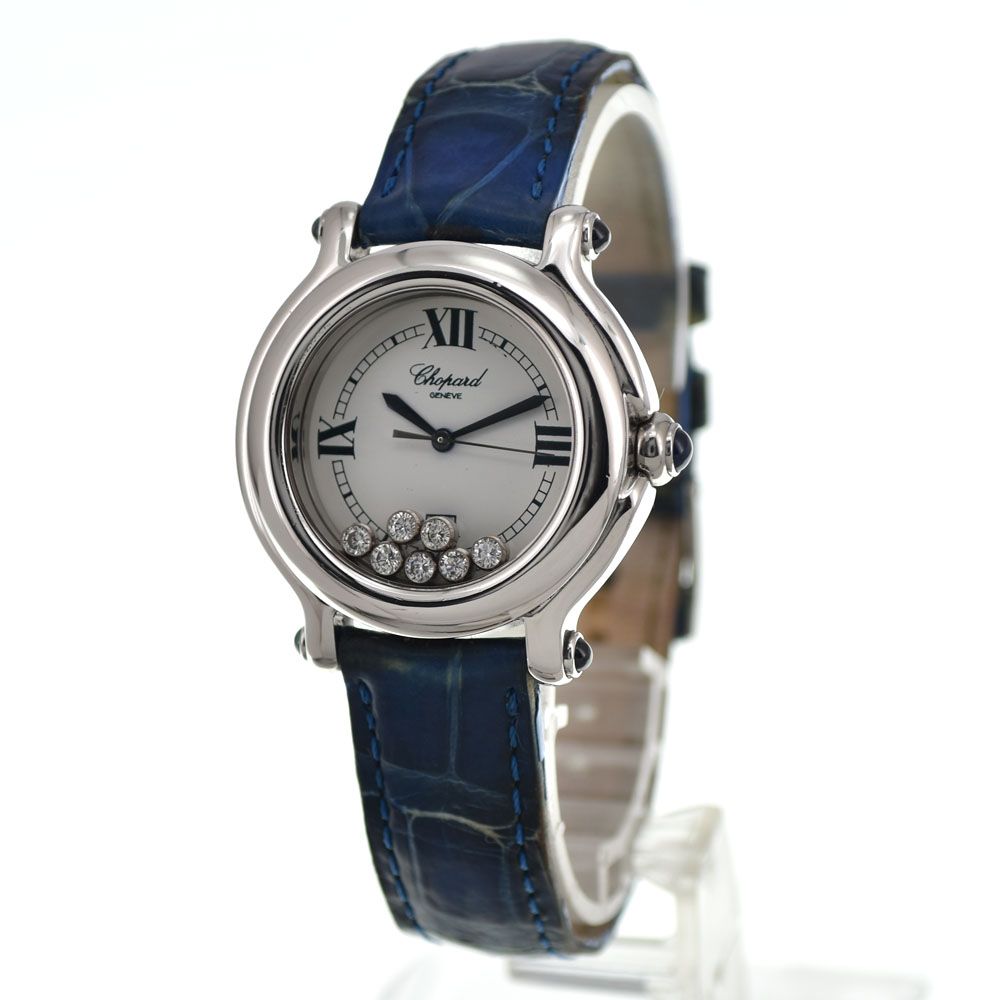値下 ベルト訳あり ショパール Chopard 27/8238-23 ハッピースポーツ 7P ダイヤモンド クォーツ レディース □#145417 値下 ベルト訳あり ショパール Chopard 27/8238-23 ハッピースポーツ 7P ダイヤモンド クォーツ レディース □#145417