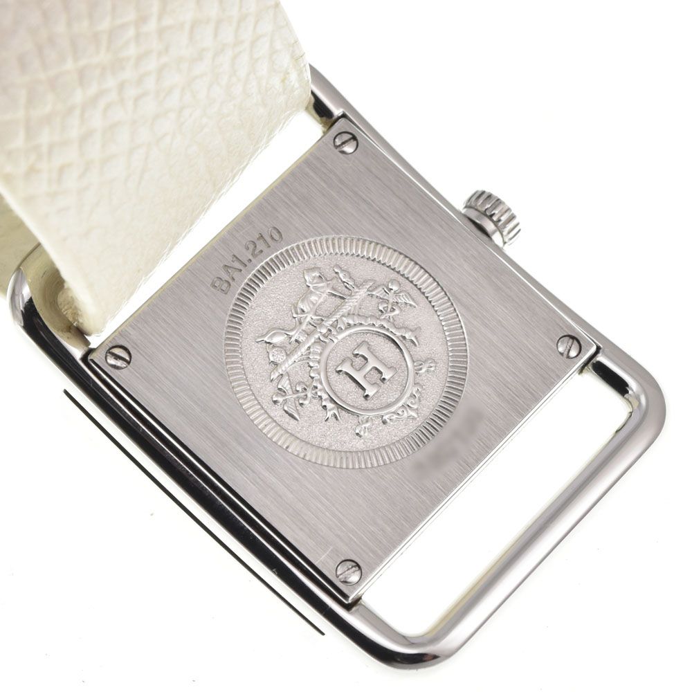 値下 エルメス HERMES BA1.210 バレニア デイト クォーツ レディース 良品 □#145395