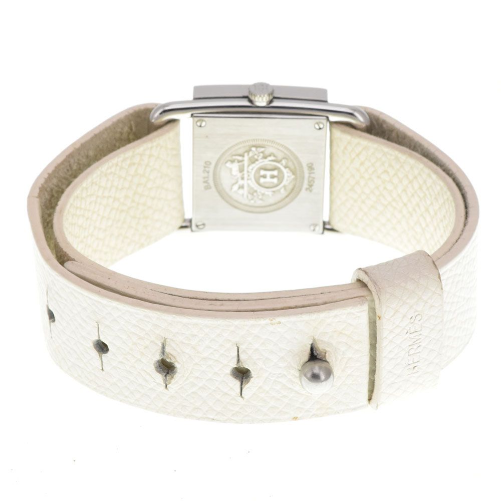 値下 エルメス HERMES BA1.210 バレニア デイト クォーツ レディース 良品 □#145395