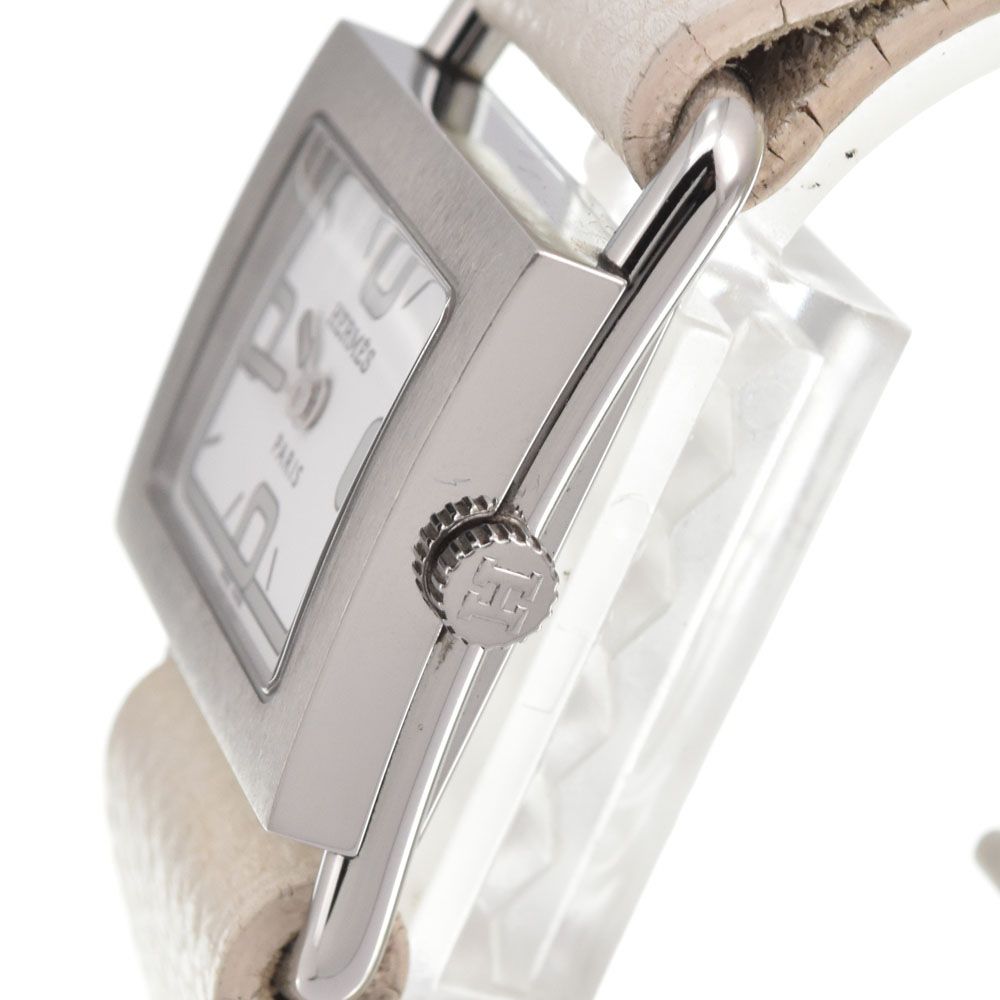 値下 エルメス HERMES BA1.210 バレニア デイト クォーツ レディース 良品 □#145395