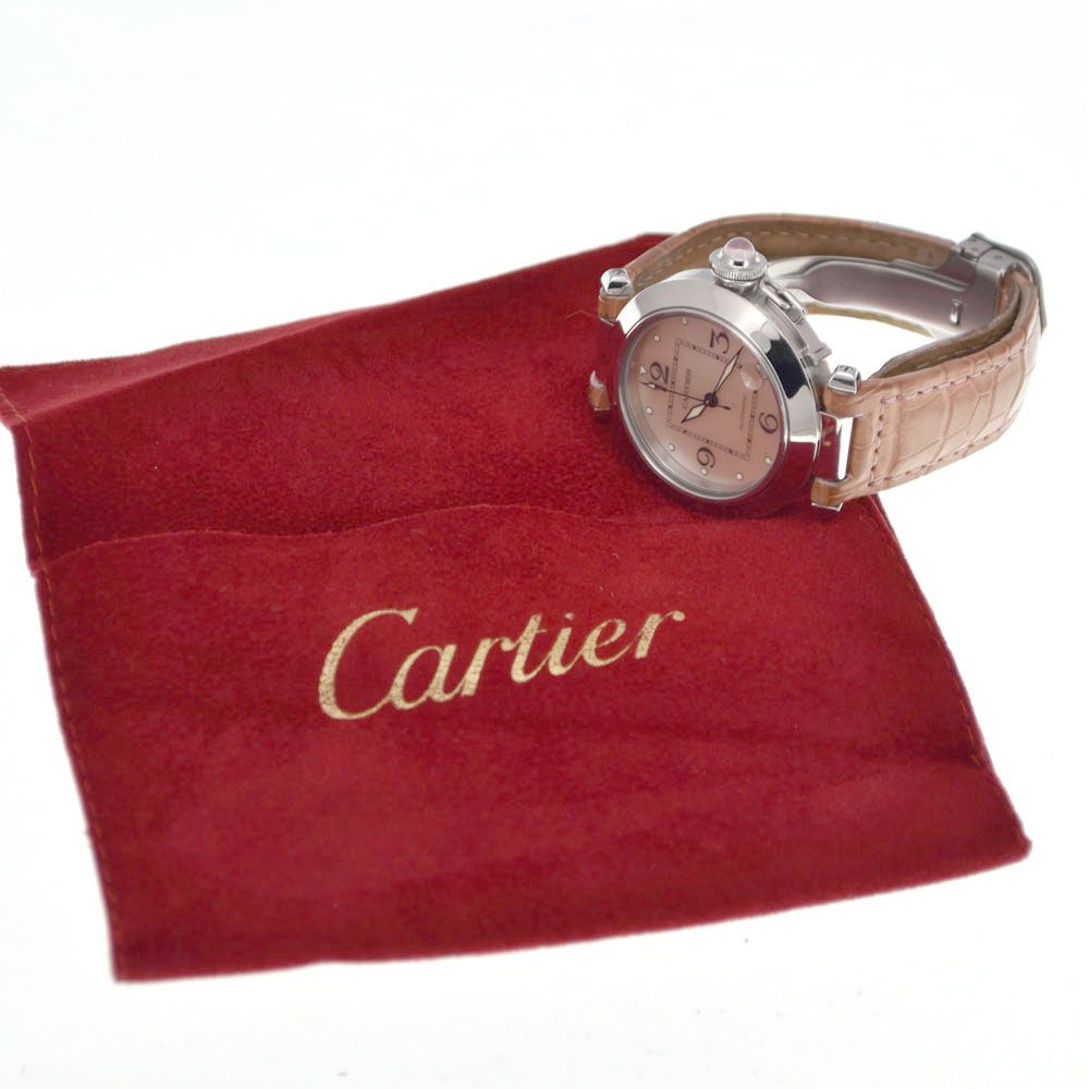 値下 カルティエ CARTIER W3106499 パシャ デイト 自動巻き レディース □#145388 値下 カルティエ CARTIER W3106499 パシャ デイト 自動巻き レディース □#145388