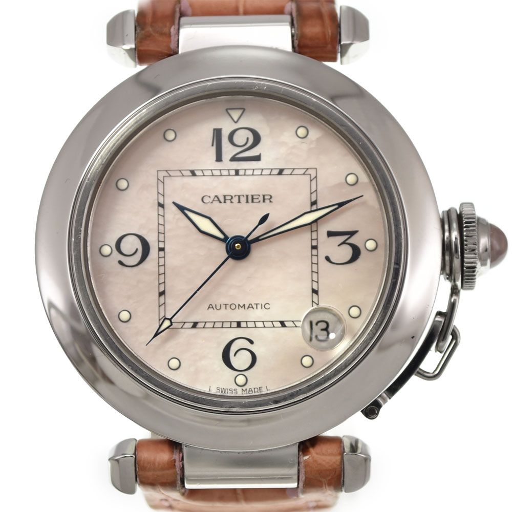 値下 カルティエ CARTIER W3106499 パシャ デイト 自動巻き レディース □#145388