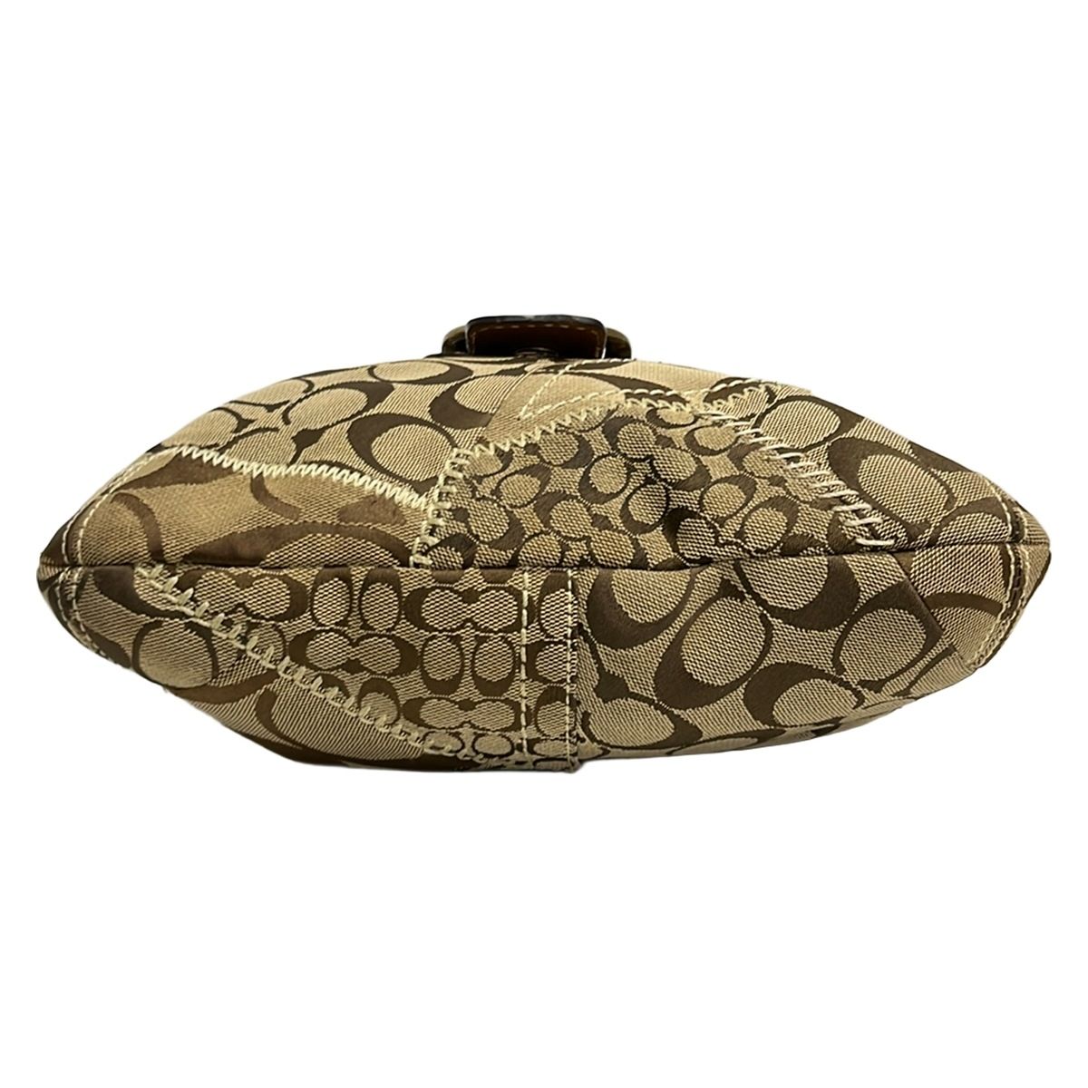 COACH(コーチ) ショルダーバッグ パッチワークシグネチャー 11454 カーキ×ブラウン 066 of 540 Limited Edition レザー COACH(コーチ) ショルダーバッグ パッチワークシグネチャー 11454 カーキ×ブラウン 066 of 540 Limited Edition レザー