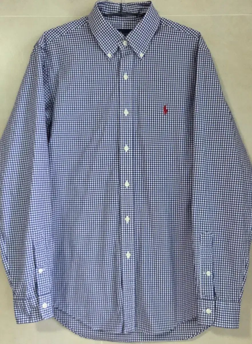 (M) POLO RALPH LAUREN ポロラルフローレン ギンガムチェック パータン ポニー コットンシャツ デパート 商品 送料込み
