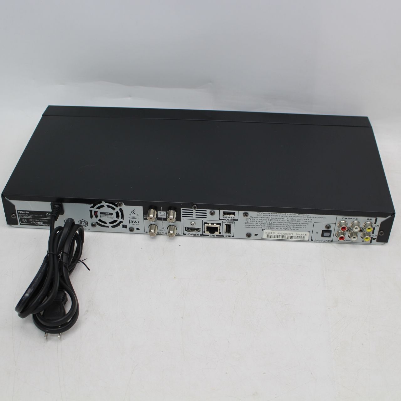 IS422)TOSHIBA REGZA DBR-Z310 ブルーレイレコーダー 500GB 2013年製