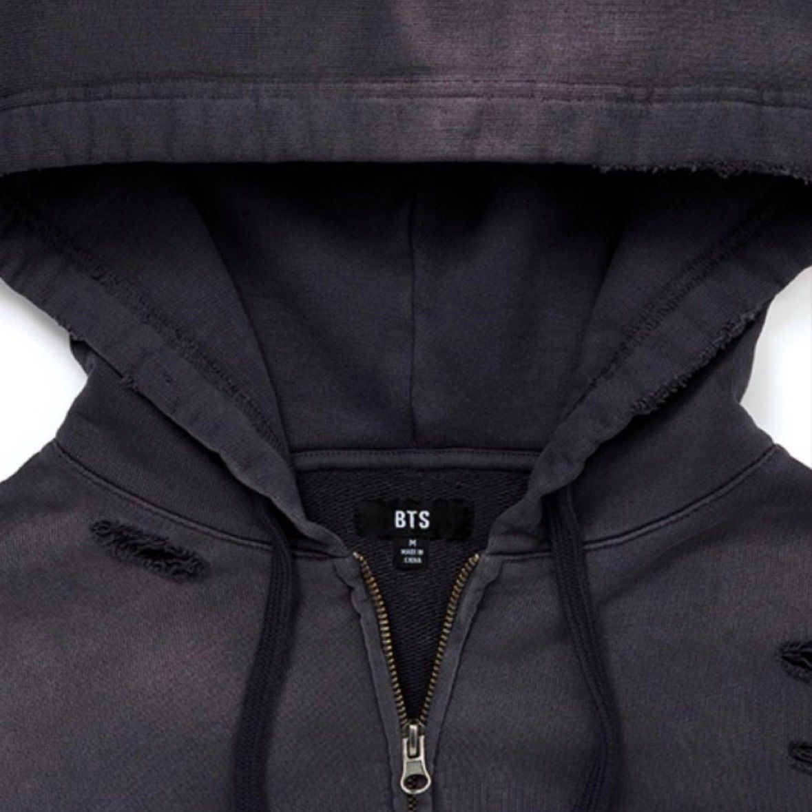 BTS ARIRANG BUSAN 釜山 Zip-up Hoodie Charcoal ジップアップ