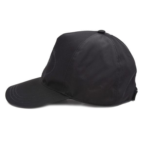プラダ 帽子 メンズ レディース ベースボール キャップ Sサイズ ナイロン ブラック 1HC179 PRADA 中古