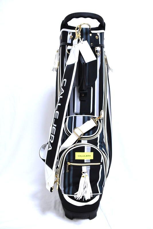 【定価6万6000円】新品 CALLEJERA ストライプ柄 キャディー バッグ CJ-2013001 ガジェヘラ ゴルフ