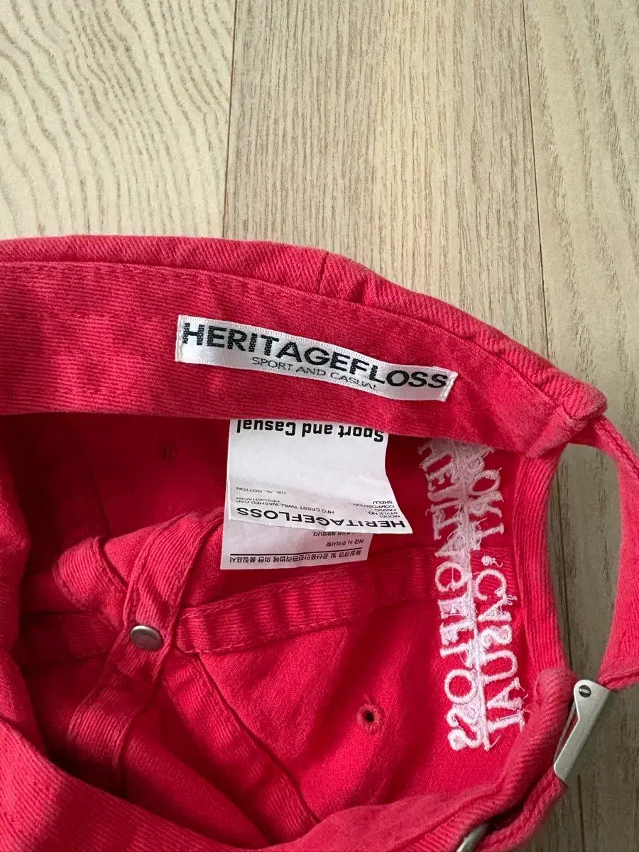 HERITAGE FLOSS ベースボールキャップ