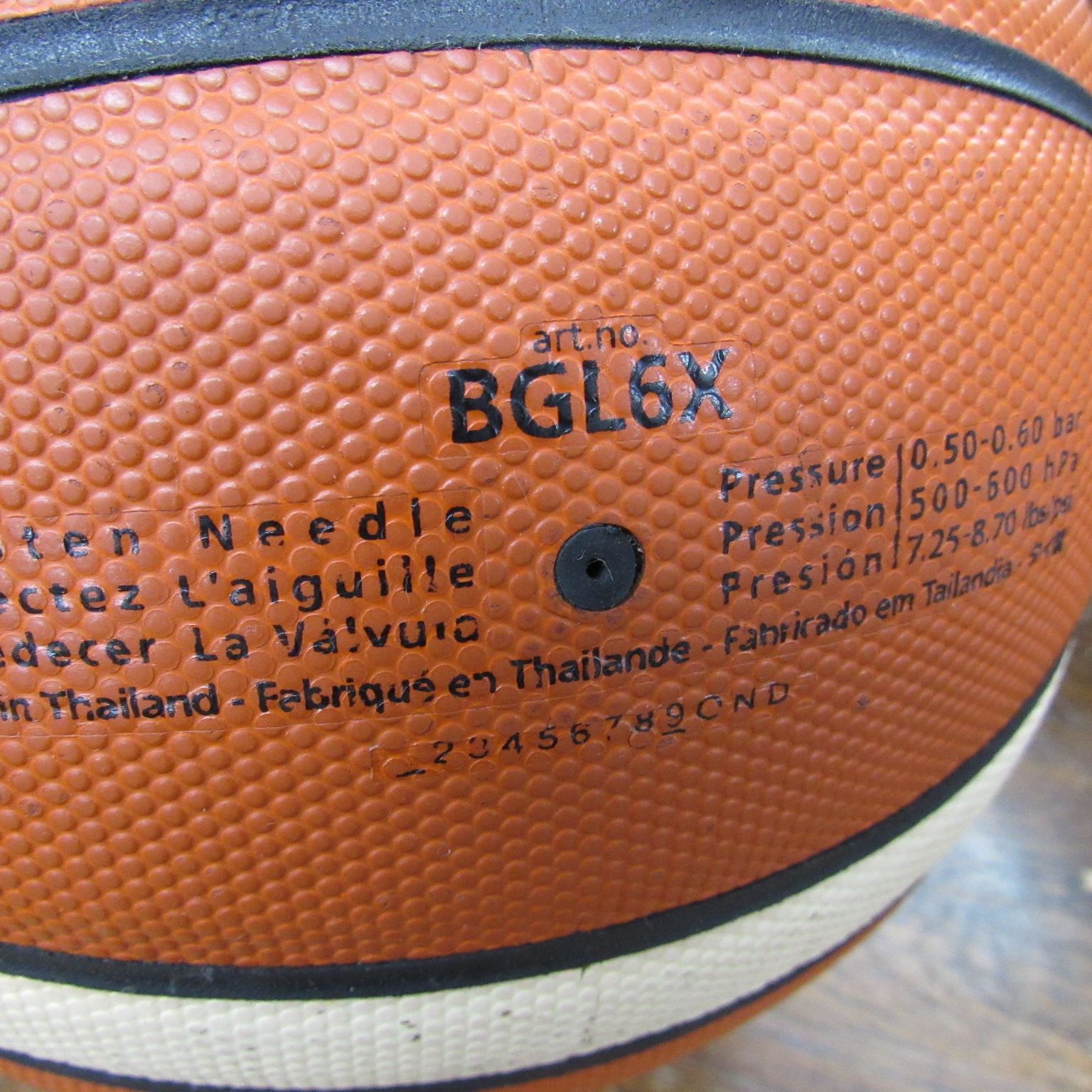 モルテン molten 6号球 FIBA/JBA承認 GL6X バスケットボール 
