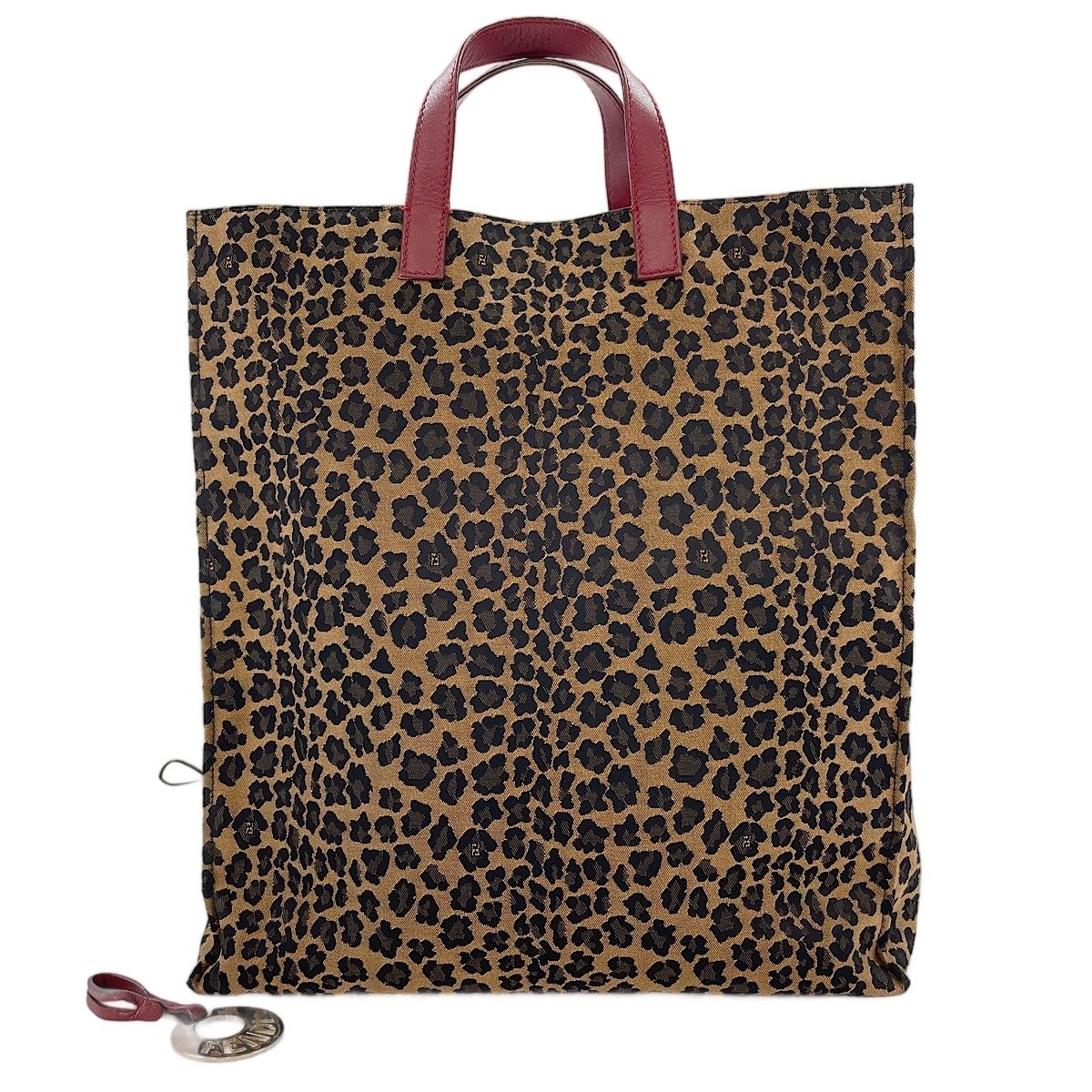 FENDI フェンディ ハンドバッグ レオパード【中古】