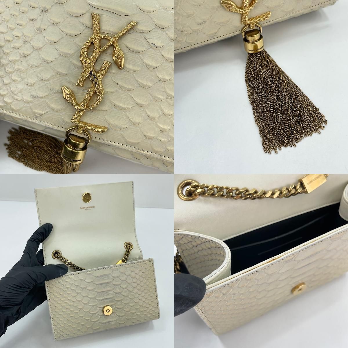 SAINT LAURENT PARIS サンローランパリ ショルダーバッグ タッセル 