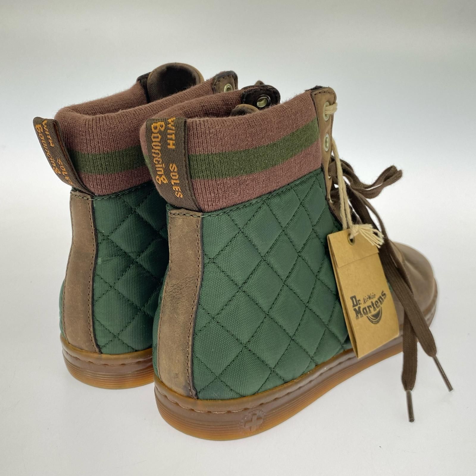 Dr.Martens ドクターマーチン EDUARDO タグ付き AW005 SK 06 0ブーツ sizeUK7/ブラウン×グリーン