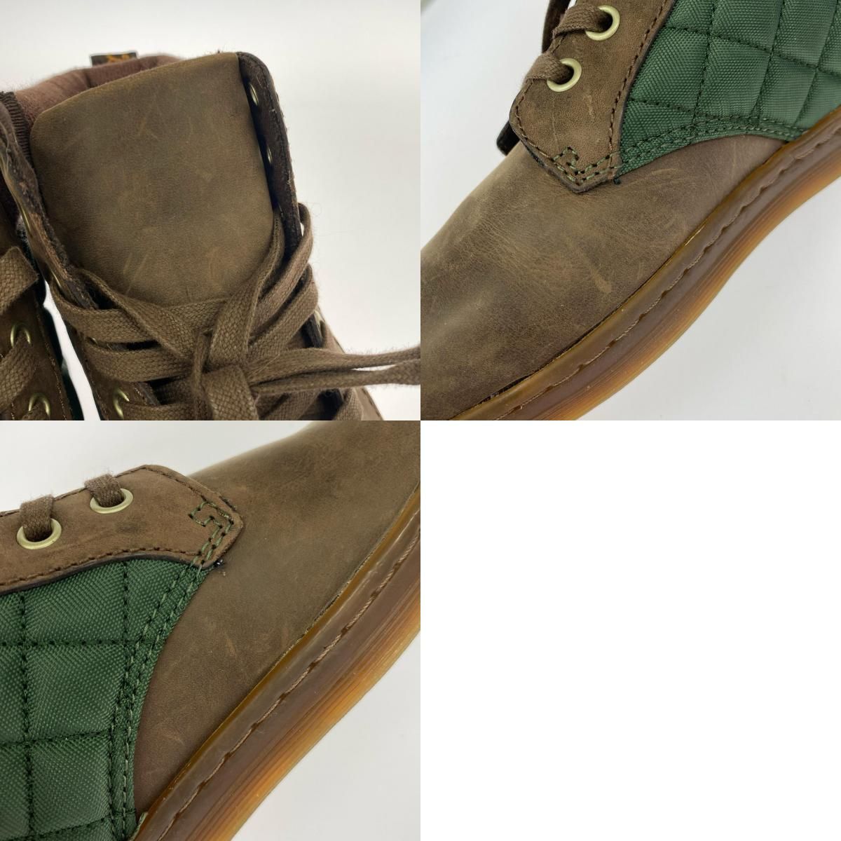 Dr.Martens ドクターマーチン EDUARDO タグ付き AW005 SK 06 0ブーツ sizeUK7/ブラウン×グリーン