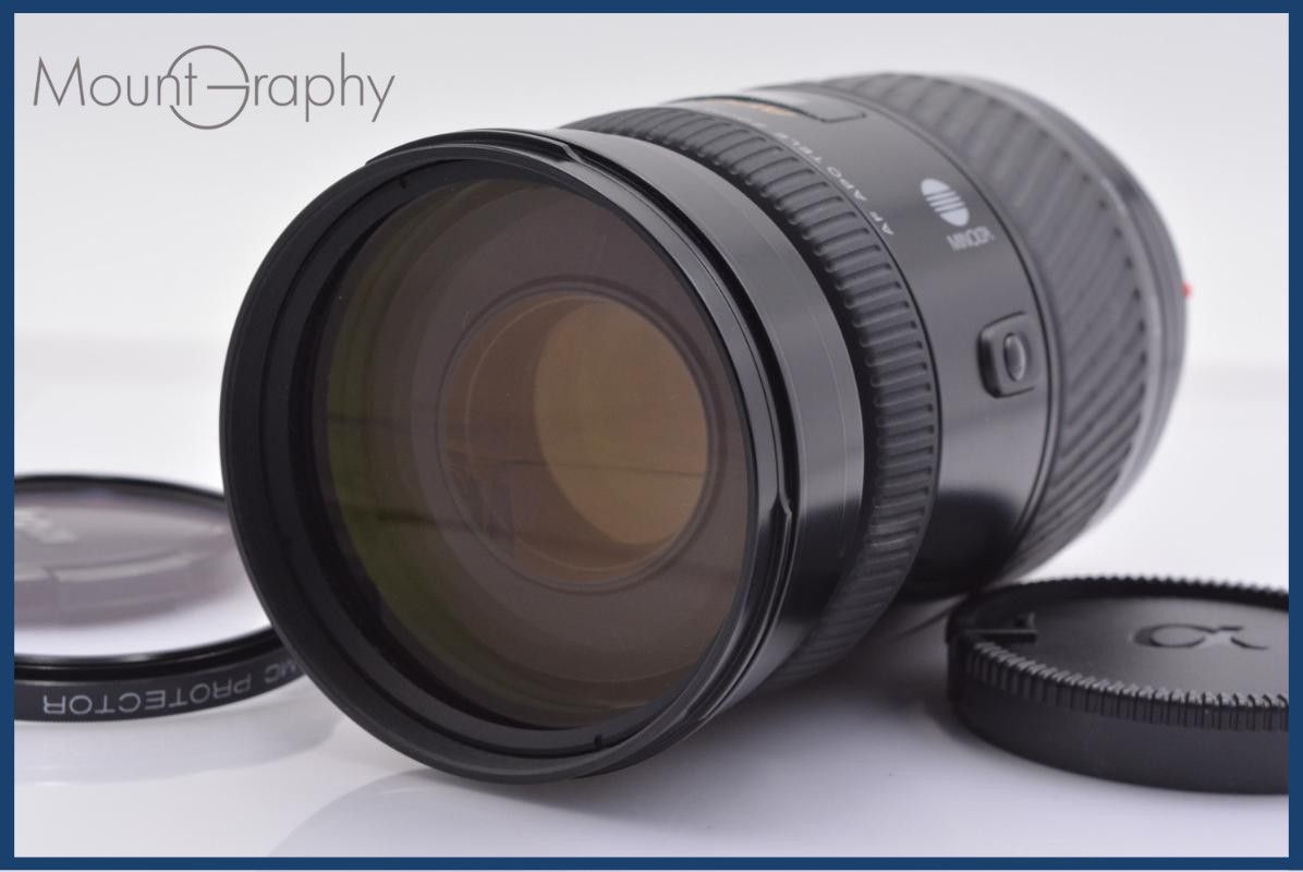 【動作保証】 ミノルタ MINOLTA APO TELE ZOOM 100-400mm F4.5-6.7 前後キャップ&レンズフィルター付 ソニー/ミノルタA用(AF) 同梱無料 #yk8980