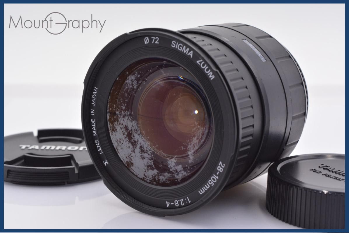 【動作保証】 シグマ SIGMA ZOOM 28-105mm F2.8-4 前後キャップ付 ペンタックスK用(AF) 同梱無料 #yk8981
