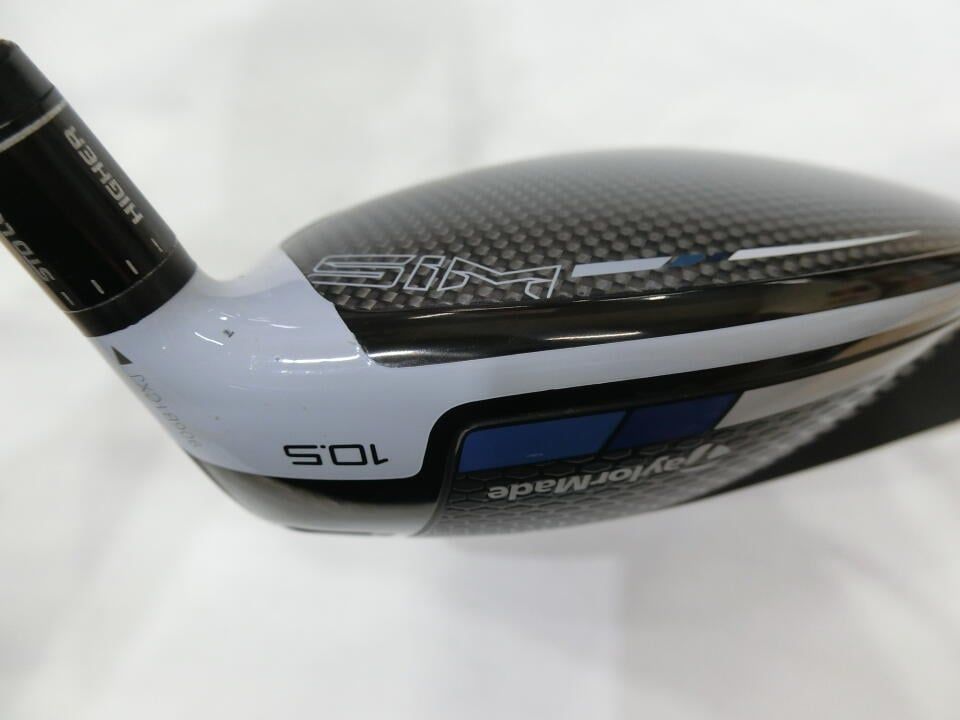 テーラーメイド　SIM MAX　10.5度　◆リシャフト◆Fujikura FUEL 60 Tour Spec　Sフレックス　ドライバー　中古　ゴルフドゥ！札幌厚別店【最短即日発送】