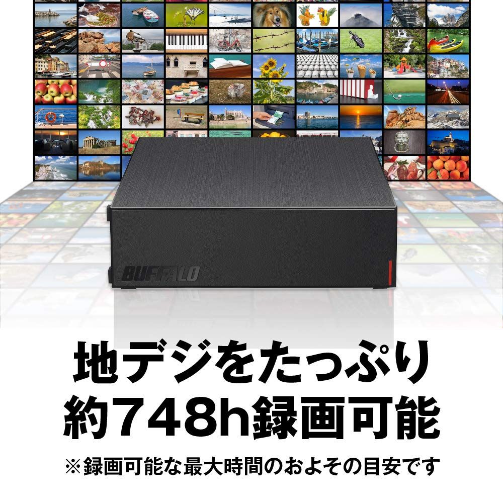 バッファロー USB3.2(Gen.1)対応外付けHDD 6TB ブラック HD-LE6U3-BB [ブラック] [6TB]