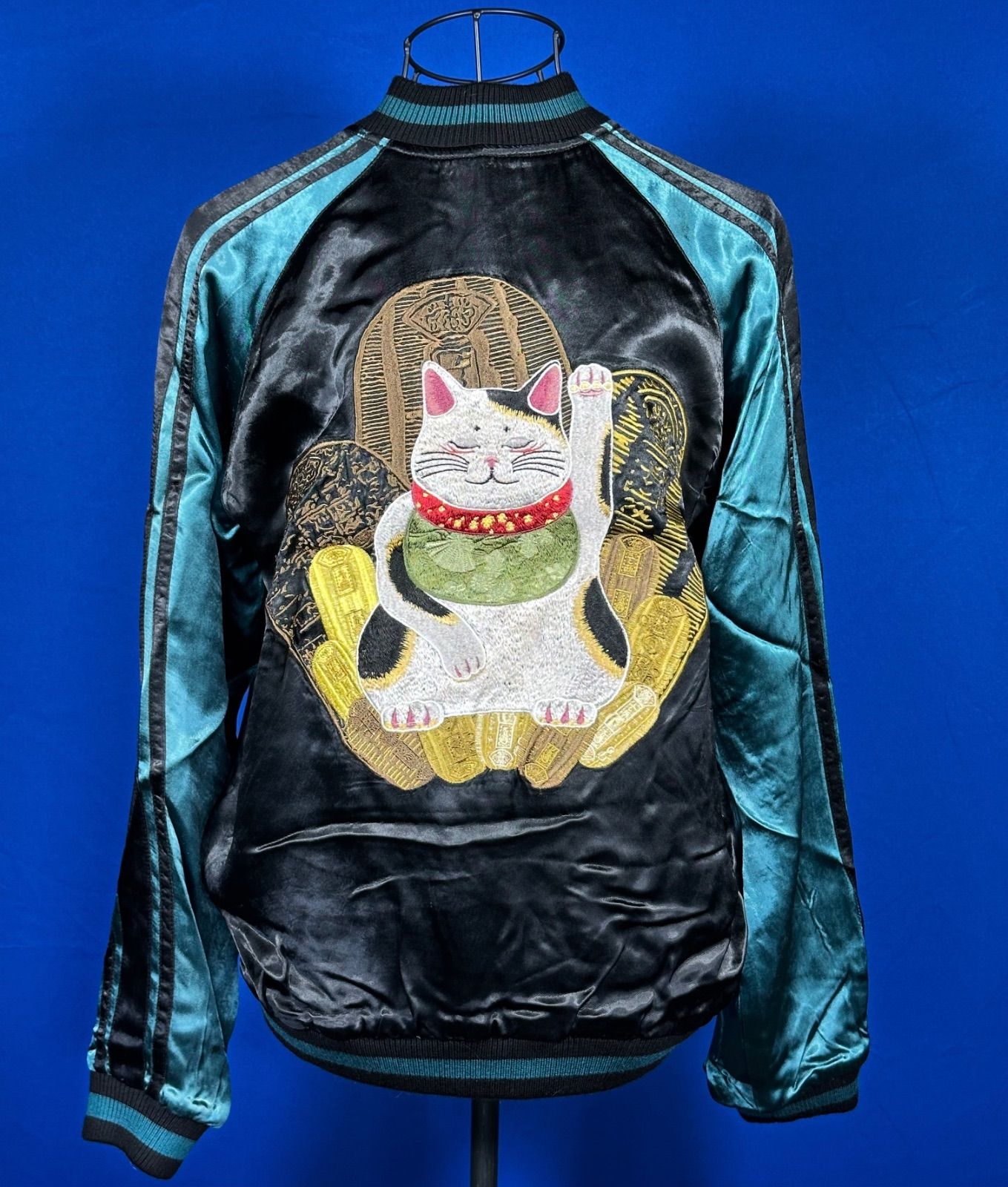 難あり！新品招き猫リバーシブル スカジャン花旅楽団SSJ-514 19,170円
