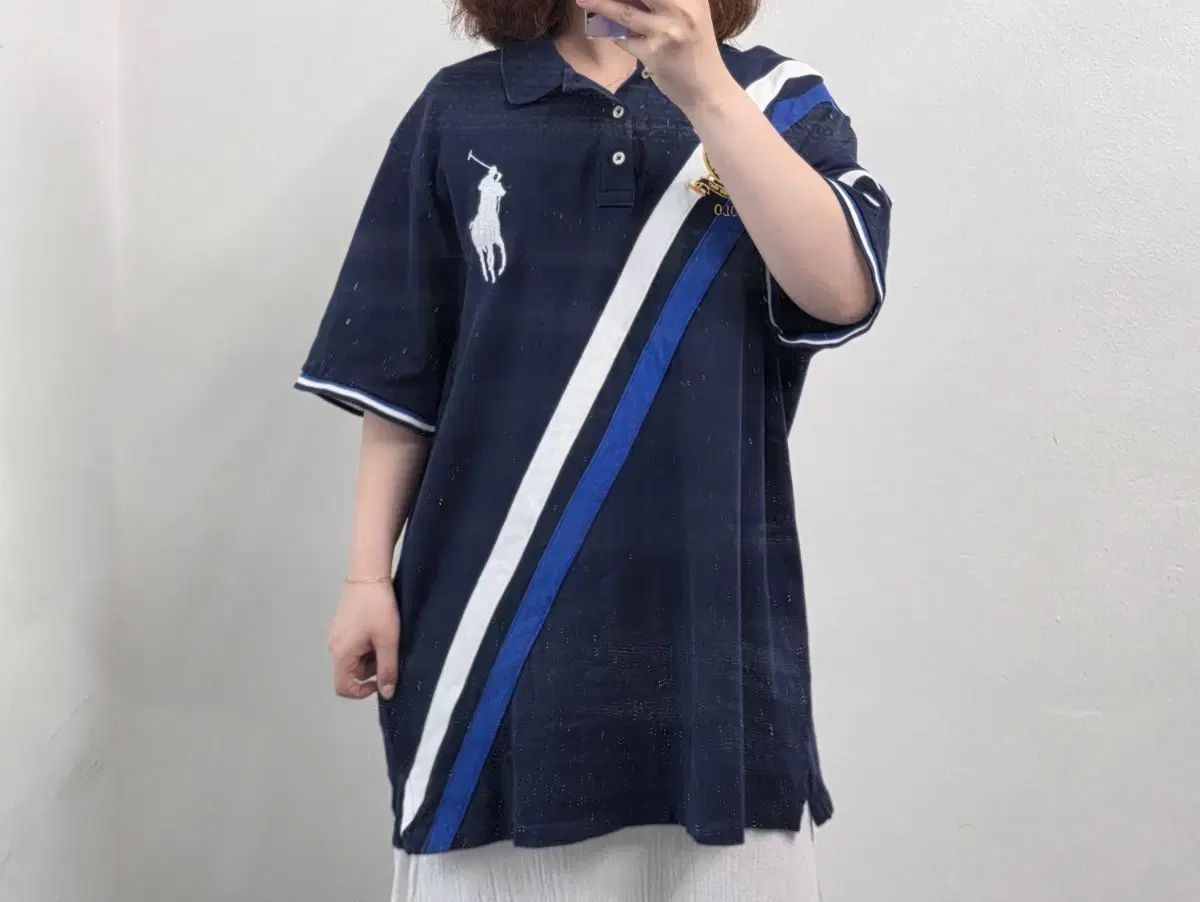 フリップ XXL/ビックポニー ポロ ラルフローレン ネイビー カラー バイカラー 半袖 カラ Tシャツ 11,876円