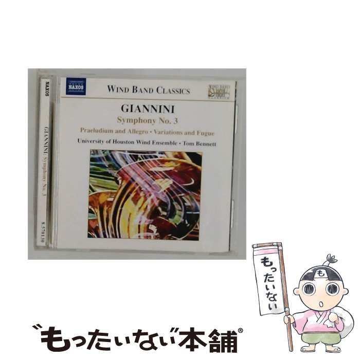 【中古】 Symphony No. 3 ･ Praeludium And Allegro ･ Variations And Fugue (Wind Band Classics) [import] / Vittorio Giannini、University O