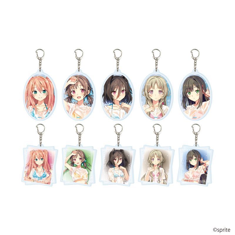 【予約】【新品】恋と選挙とチョコレート アクリルキーホルダー 01 描き起こしイラスト 10個入り1BOX【正規品】