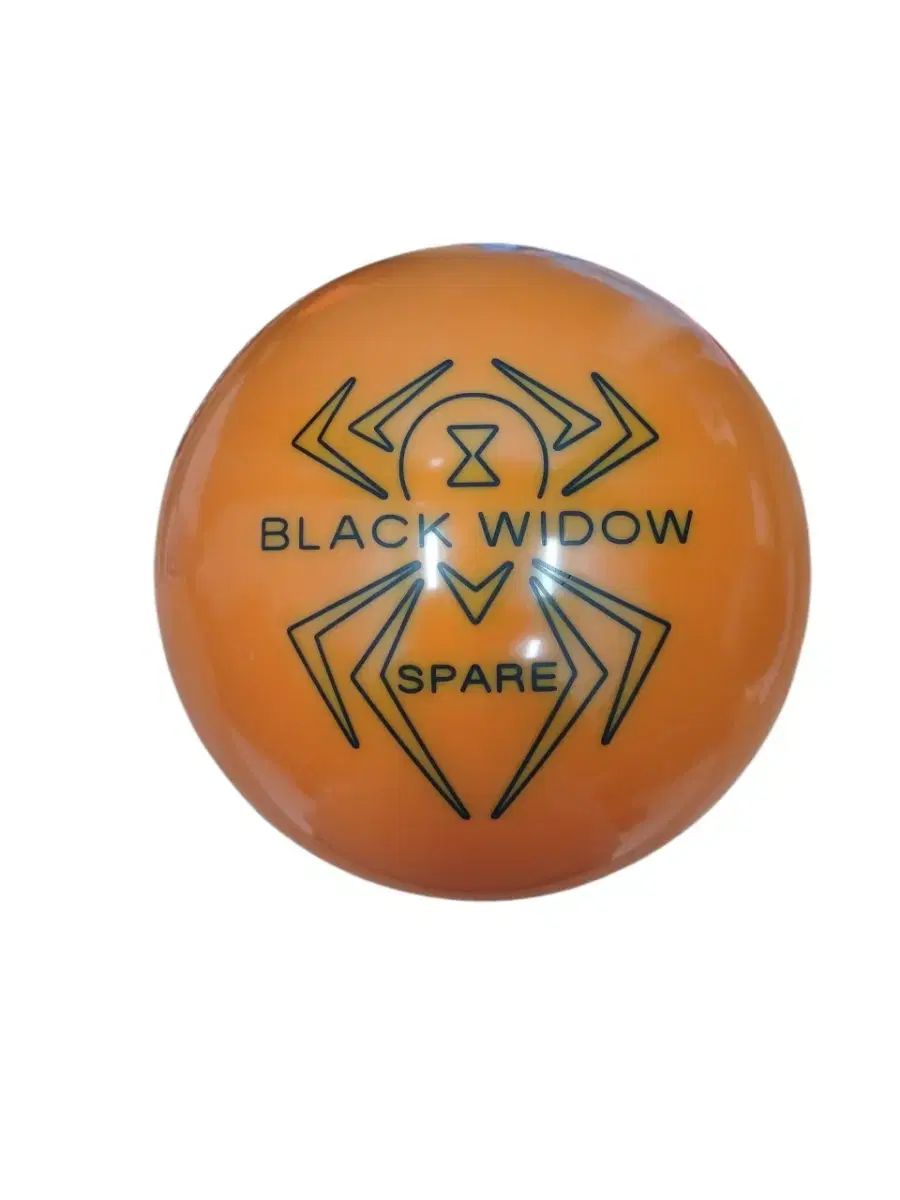 (中古)BLACK WIDOW SPARE ボウリングボール　約20球投　14p 中古ボーリングボール 復元完了 14p トゥーフィンガー black widow
