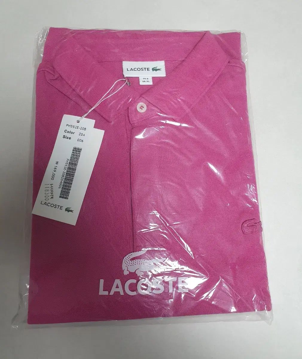 6(XL) ラコステ パリポロシャツ 半袖 カラーTシャツ 新品