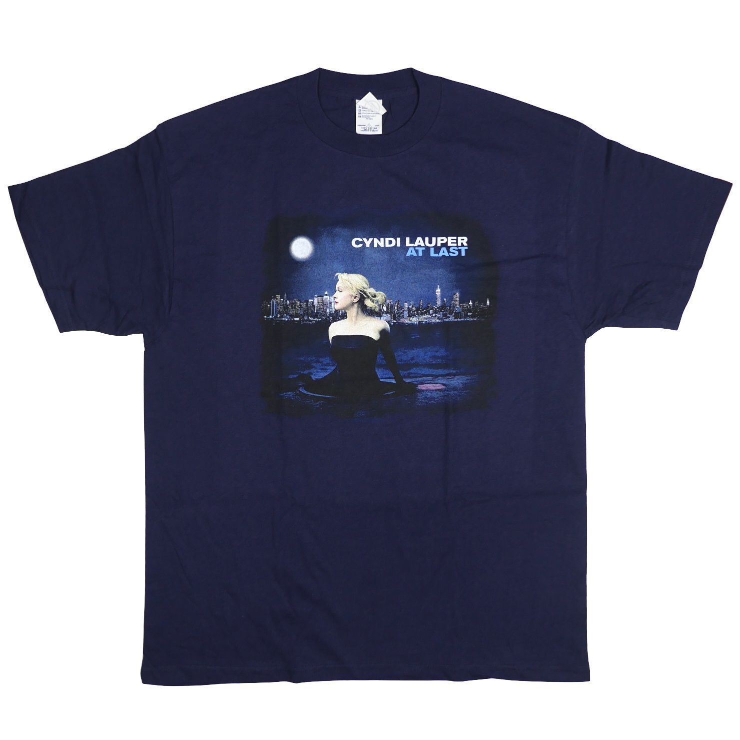 【L】00s 新品 デッドストック CYNDI LAUPER シンディローパー Tシャツ At Last アットラスト