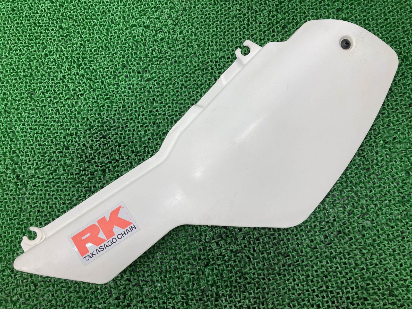 DT125R サイドカバー 左 白 34X ヤマハ 純正 中古 DT200R 37F サイドカウル 品薄 Jm