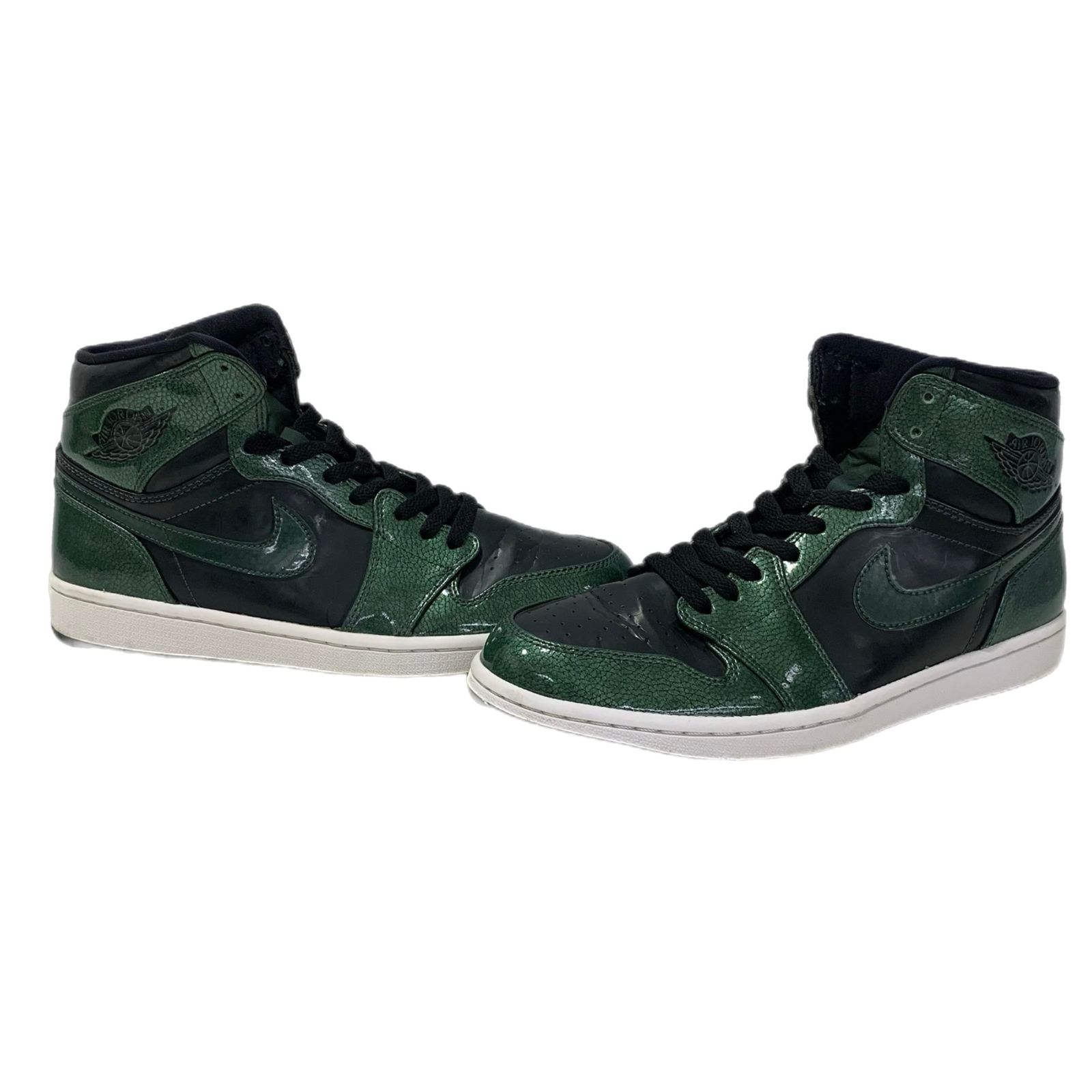 ナイキ NIKE エアジョーダン1 レトロ ハイ Air Jordan 1 Retro High Grove Green 332550-300 メンズ靴 スニーカー グリーン 27cmサイズ 201-shoes1816