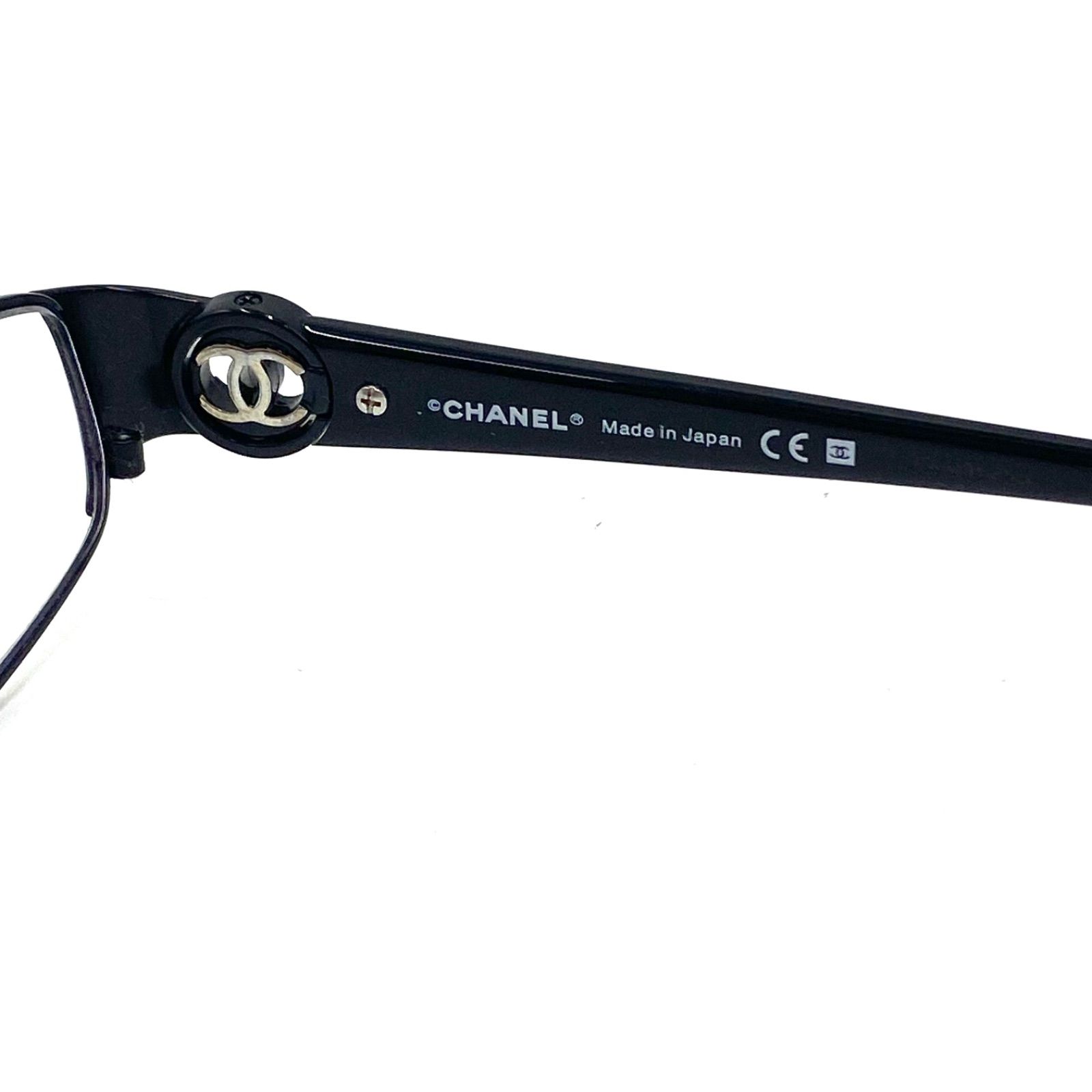 CHANEL シャネル ココマーク めがね メガネ 眼鏡 度あり スクエア 