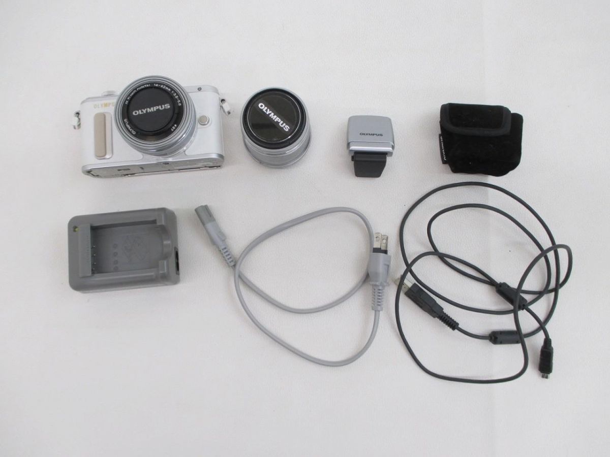 家電 OLYMPUS オリンパス PEN E-PL8 ミラーレス一眼レフカメラ IM001 中古品