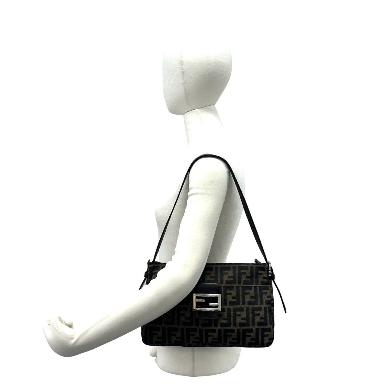 極 美品 FENDI フェンディ ヴィンテージ ズッカ FF 柄 キャンバス