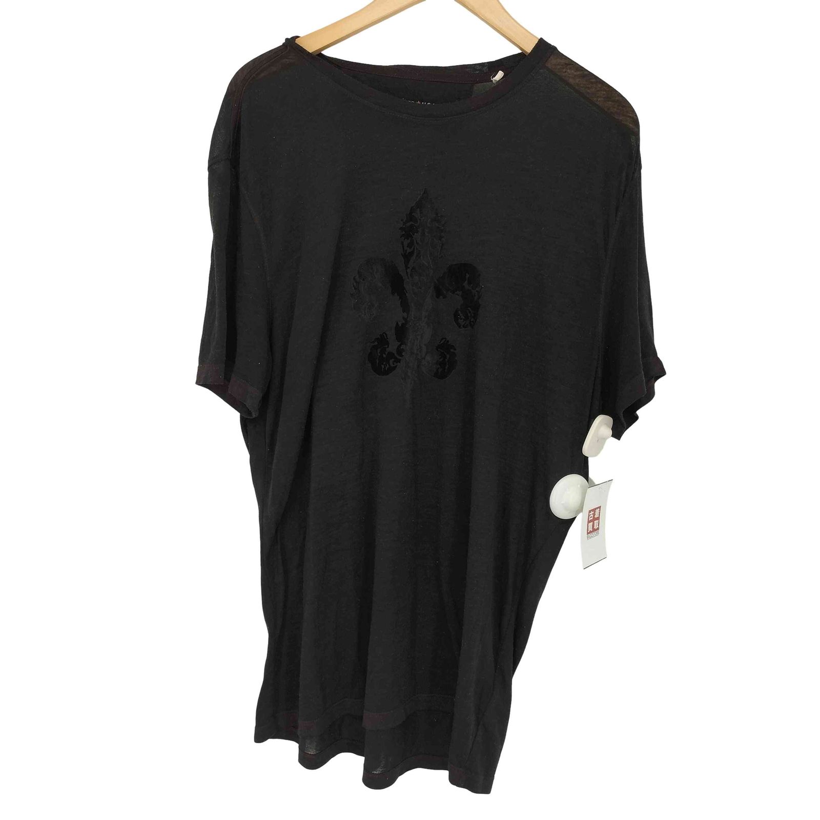 ジョンバルバトス JOHN VARVATOS スカル フロッキープリントカットソー メンズ import:L