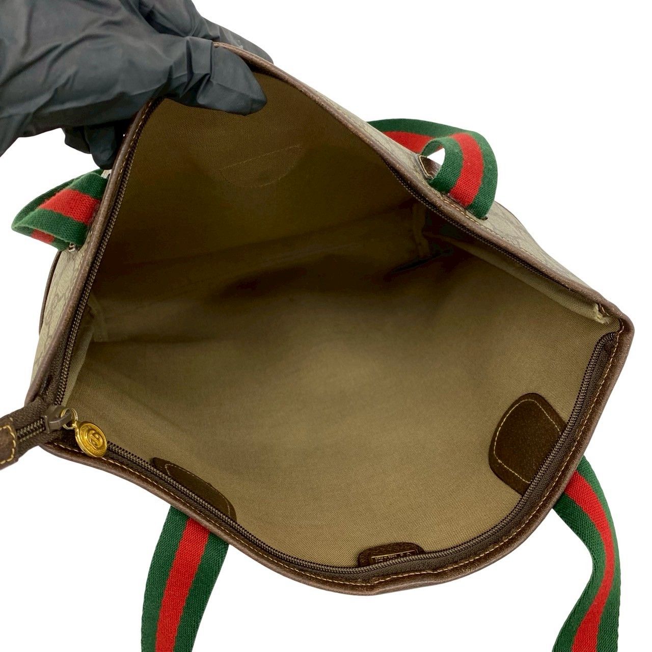 極 美品 GUCCI グッチ オールドグッチ ヴィンテージ シェリーライン GG