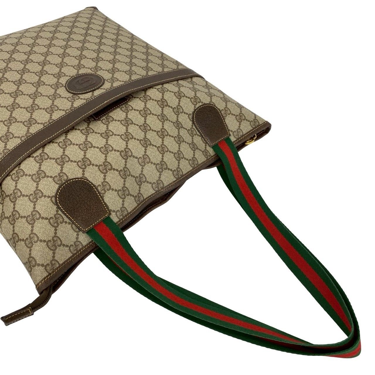 極 美品 GUCCI グッチ オールドグッチ ヴィンテージ シェリーライン GG