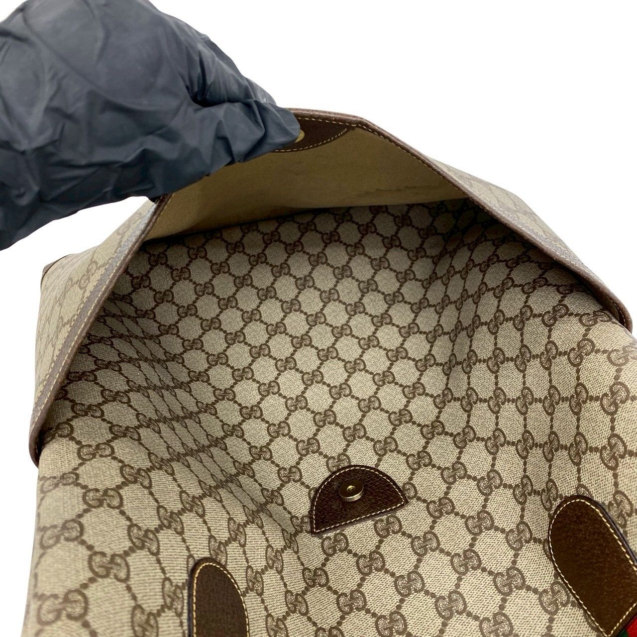 GUCCI グッチ トートバッグ シェリーライン オールドグッチ 極 美品 GUCCI グッチ オールドグッチ ヴィンテージ シェリーライン GG
